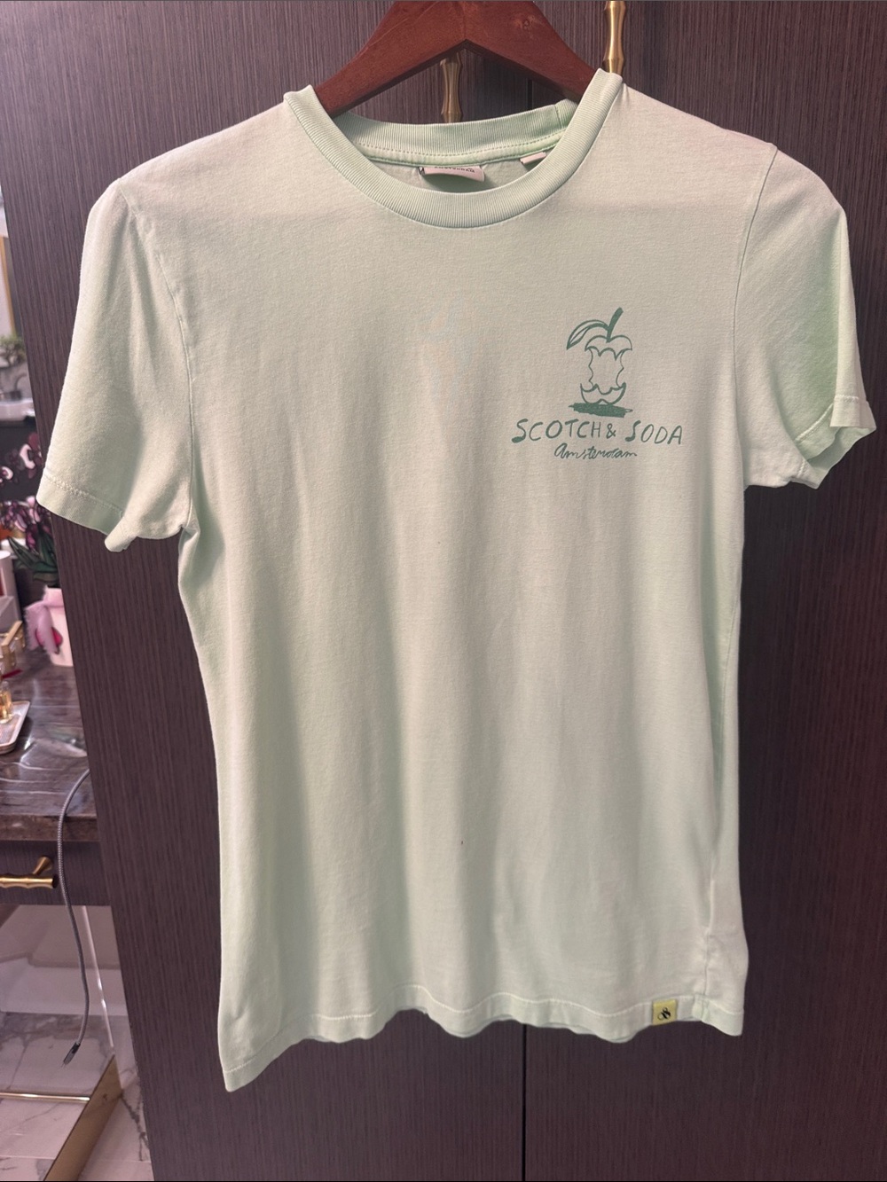 Scotch & Soda UNISEX Kids Mint Green Logo Short Sleeve Tee - Picture 11 of 17